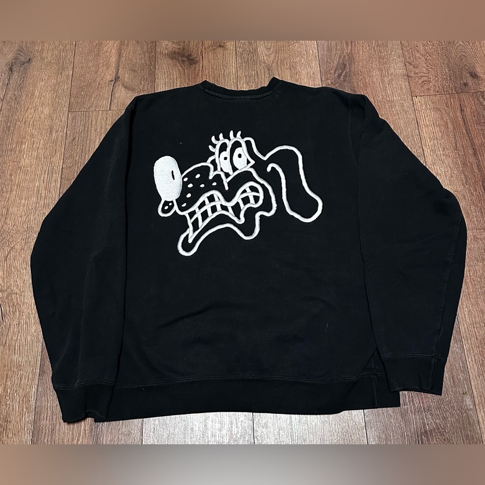 Obey Rabid Crew Sweatshirt Black Large